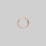 A simple rose gold clicker ring 10mm x 1.2mm
