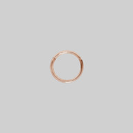 rose gold clicker ring