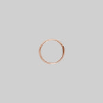 A simple rose gold clicker ring 10mm x 1mm