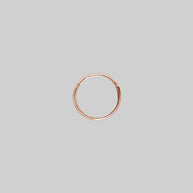 rose gold piercing ring