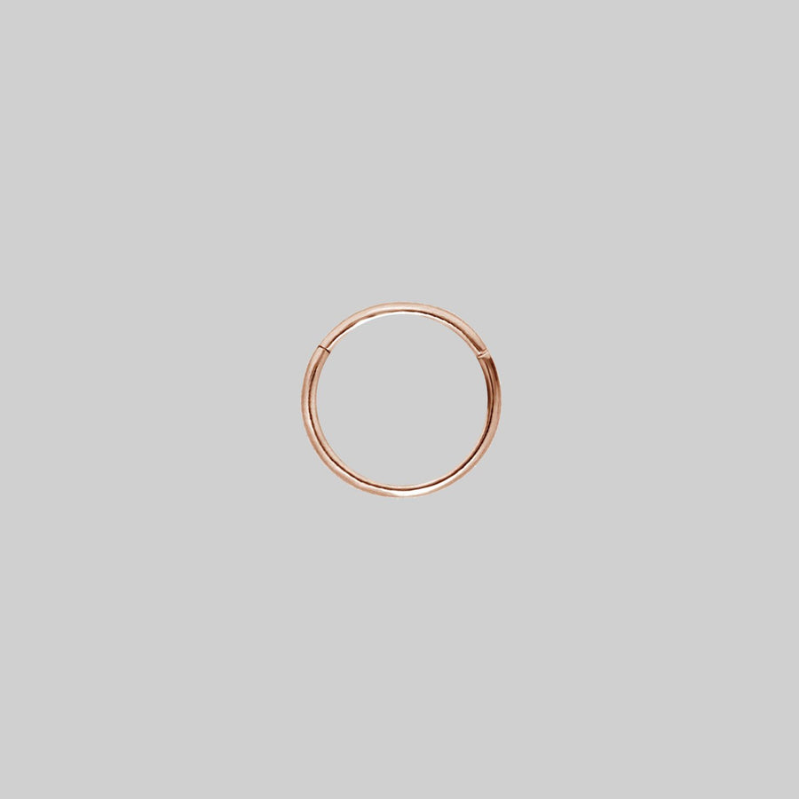 rose gold piercing ring
