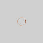 A simple rose gold clicker ring 6mm x 0.8mm