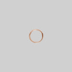 A simple rose gold clicker ring 6mm x 1.2mm