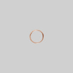 A simple rose gold clicker ring 6mm x 1mm