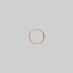 A simple rose gold clicker ring 8mm x 0.8mm