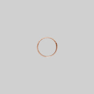 8mm thin rose gold hoop