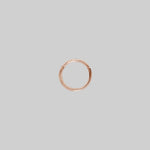 A simple rose gold clicker ring 8mm x 1.2mm