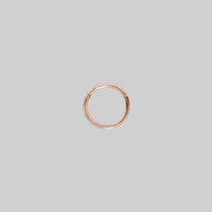 rose gold seamless hoop