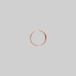A simple rose gold clicker ring 8mm x 1mm