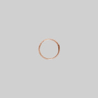 rose gold clicker hoop