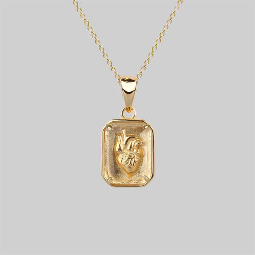 TILL DEATH. Promise Medallion Pendant Necklace