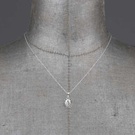 DARK GARDEN. Ornate Initial Necklace (N - Z)
