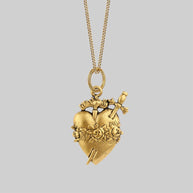 Sacred heart necklace