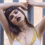 triple layered festival choker