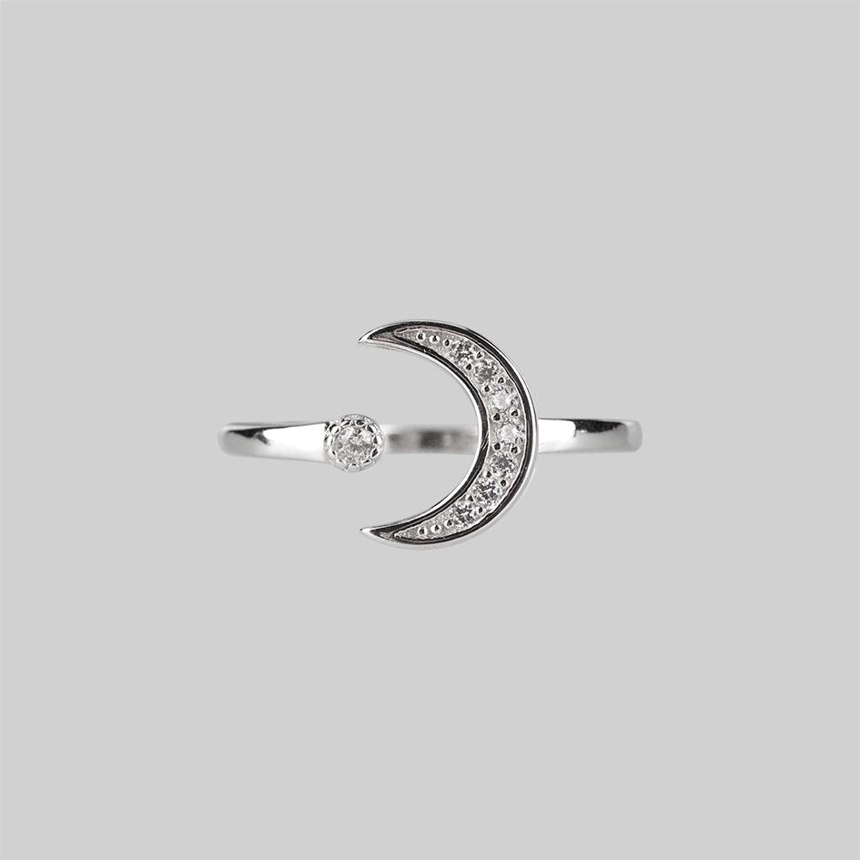 Star and on sale crescent ring
