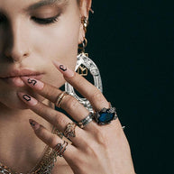 Gold web ring
