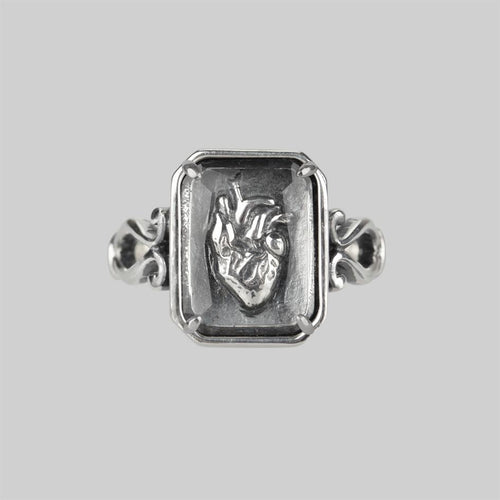 The Swamp Roots Gemstone Ring - Silver