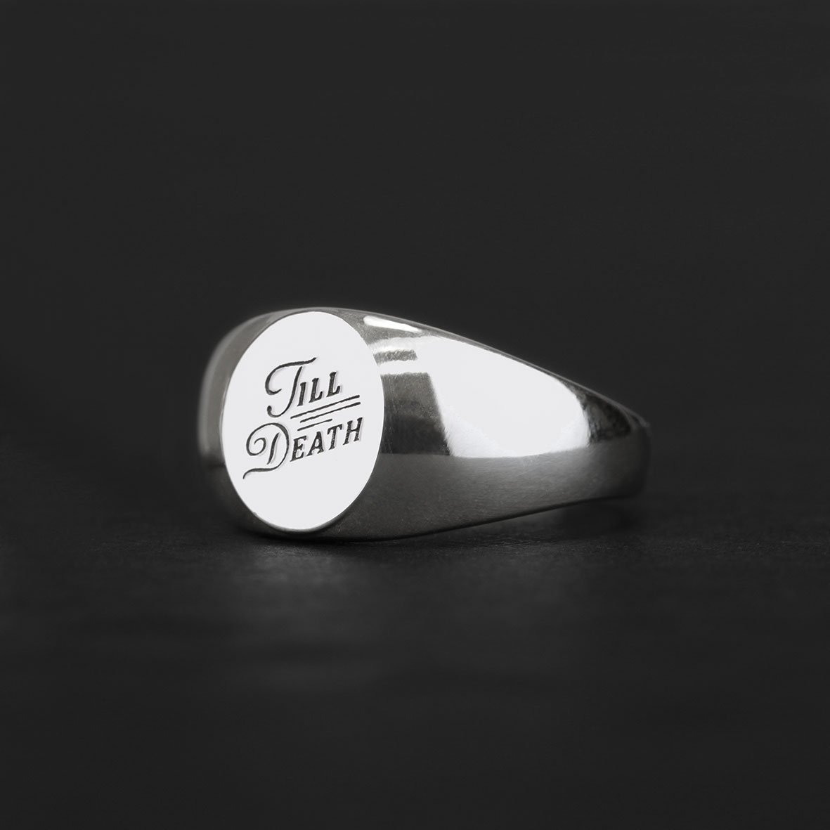 TILL DEATH™. Promise Signet Ring