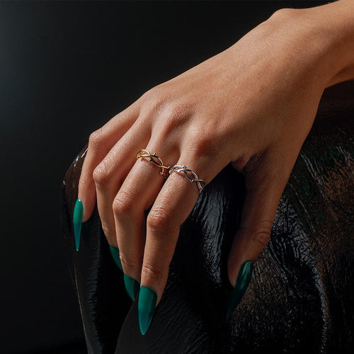 RESOLUTE. Single Chunky Chain Ring - Silver