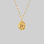 till death necklace gold
