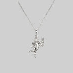 cupid with arrow necklaces silver