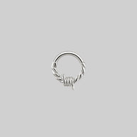 barbed wire septum ring