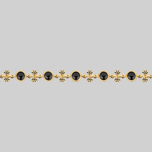 SPINOUS. Chunky Woven Link Chain - Gold