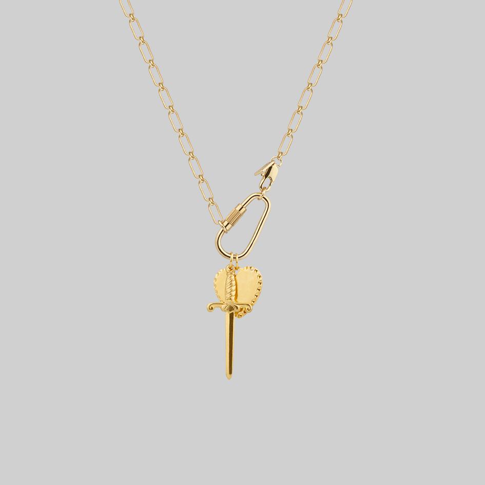 fob chain gold necklace gold