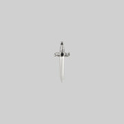 BETRAYAL. Silver & Black Spinel Dagger Earring - Helix/Tragus