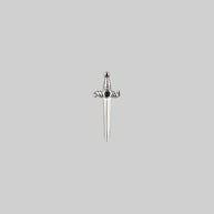 silver dagger tragus stud earring