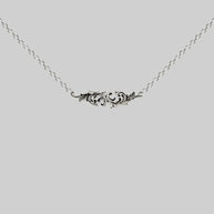 orante flourish collar silver