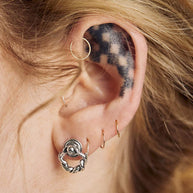 snake stud earrings