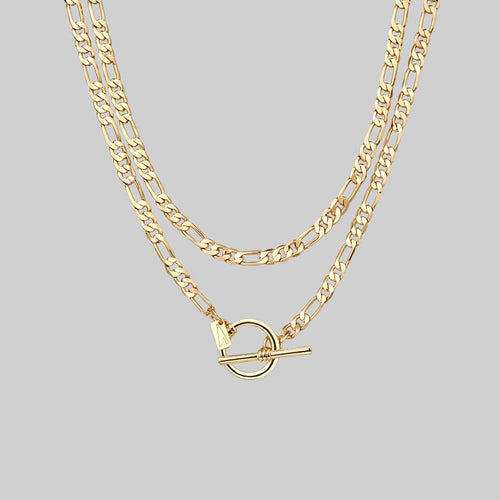 SOLSTICE. Sun & Moon Lariat Necklace - Silver