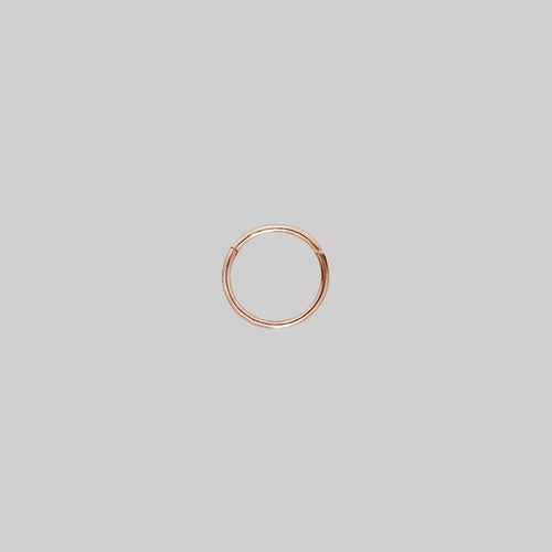 NOVA. Star Flare Opalite Septum Clicker Ring - Gold