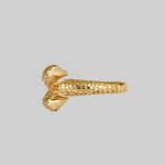 gold claw wrap ring
