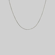 thin sterling silver snake collar necklace 