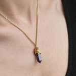 gemstone short necklace
