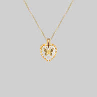gold butterfly necklace 