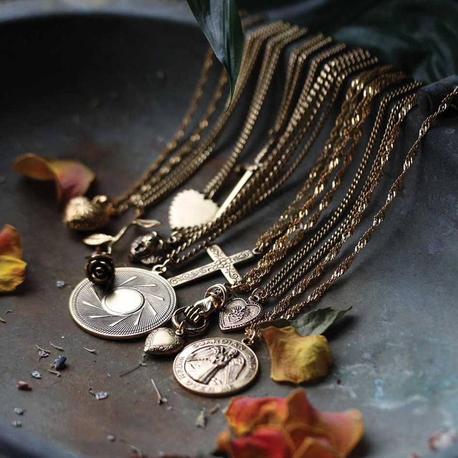 Hand on on sale heart necklace