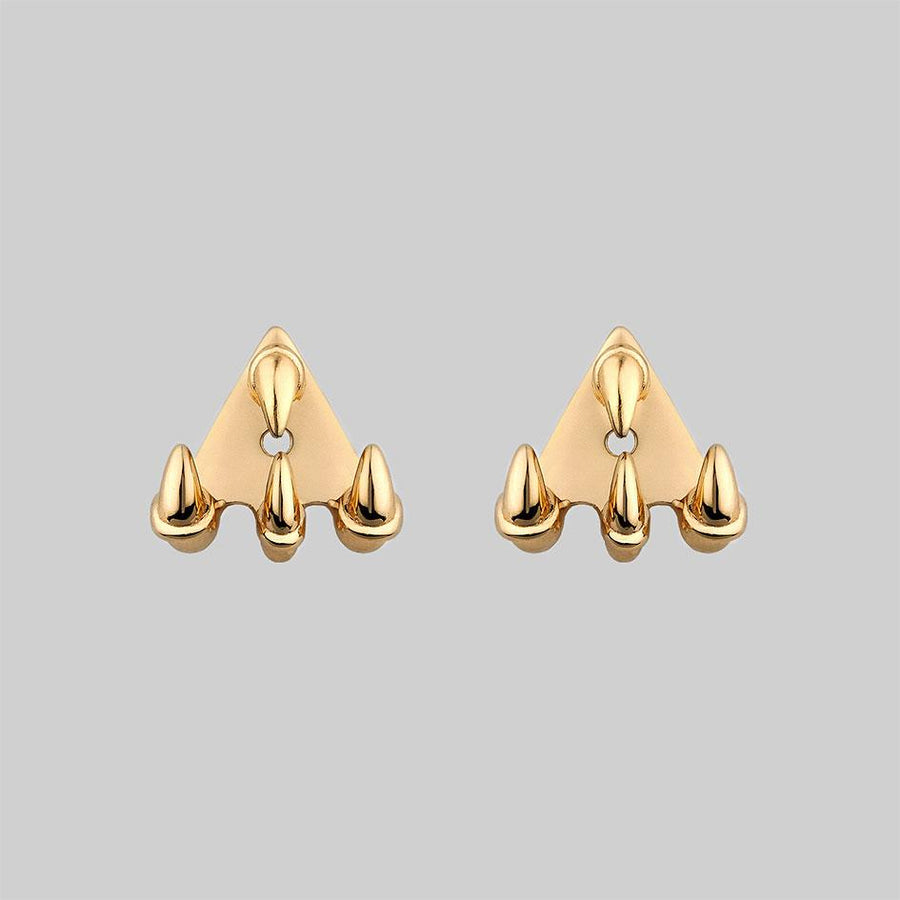 Regal rose claw shop earrings