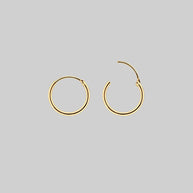 NEW DAWN. Butterfly Glass Heart Hoop Earrings - Gold