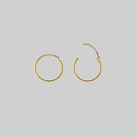 NEW DAWN. Butterfly Glass Heart Hoop Earrings - Gold