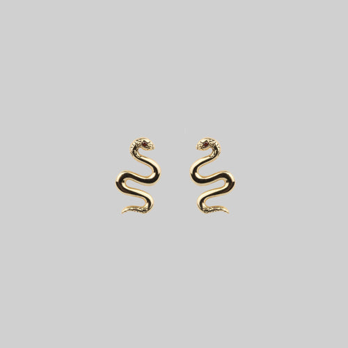 DEVISE. Double Headed Snake Twist Hoop Earrings - Silver