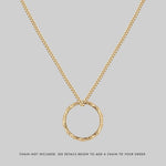 long gold necklace chain, flower poem ring