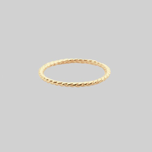 Sterling Silver Twisted Midi Ring