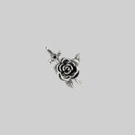 gothic rose tragus stud