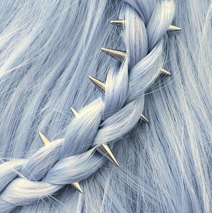 Hair Accessories - PHOENIX. Silver Hair Spikes