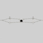 heart and sword choker necklace