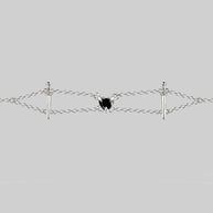 heart and sword choker necklace