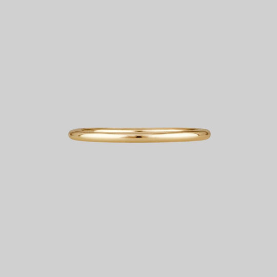 HOPE. Simple Gold Band Ring
